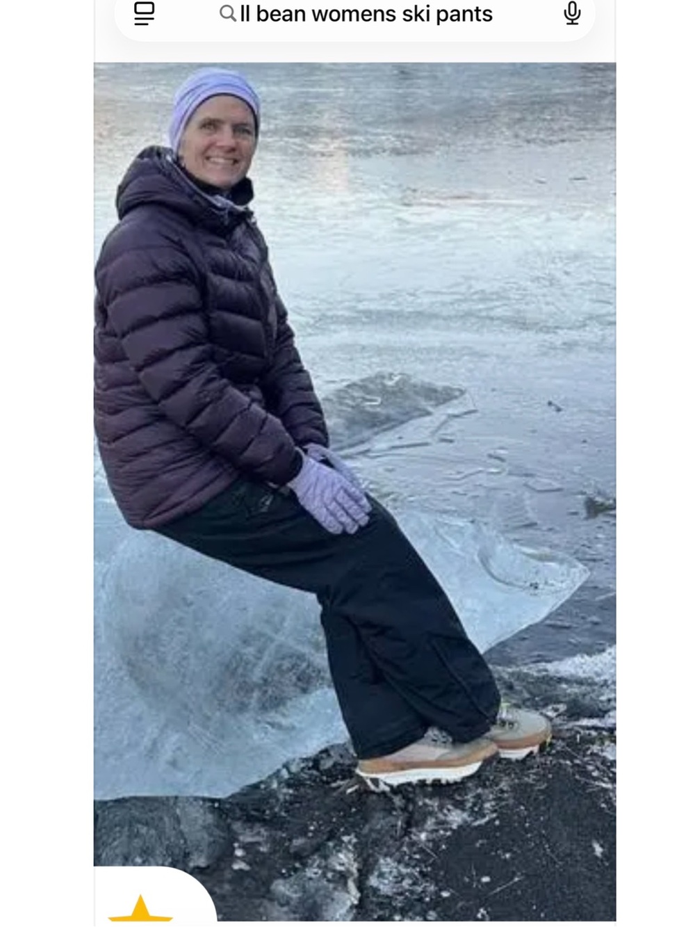 L.L. Bean Womens Ski Waterproof  Insulated Snow Pants in Black